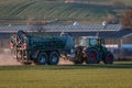 Fendt with Kotte Garant slurry tanker Royalty Free Stock Photo