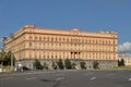 The FSB building on Lubyanka square Royalty Free Stock Photo