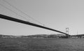 FSM Bridge over Bosporus in Istanbul Royalty Free Stock Photo