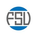FSV letter logo design on white background. FSV creative initials circle logo concept. FSV letter design
