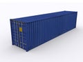 40ft container Royalty Free Stock Photo