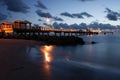 Ft. DeSoto Gulf Pier Royalty Free Stock Photo