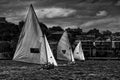 18ft Skiffs Royalty Free Stock Photo