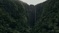 Hi'ilawe waterfall in the Waipio Valley. Big Island, Hawaii