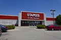 Ft. Wayne, IN - Circa July 2016: Staples Inc. Retail Location. Staples is a Large Office Supply Chain IV Royalty Free Stock Photo
