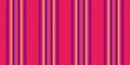 Ftage pattern background vertical, funky vector textile seamless. Telebrate fabric stripe lines texture in red and violet colors Royalty Free Stock Photo