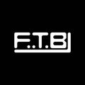 FTB letter logo creative design with vector graphic, FTB Royalty Free Stock Photo
