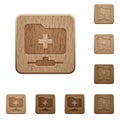 FTP create folder wooden buttons