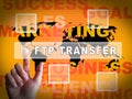 Ftp File Transfer Transferring Data 3d Illustration