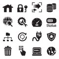 FTP , Server and Hosting icon set