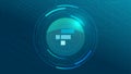 FTX token banner. FTT coin cryptocurrency concept banner background Royalty Free Stock Photo