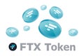 FTX Token computer vector logo text icon author\'s development