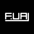 FUA letter logo creative design with vector graphic, FUA Royalty Free Stock Photo