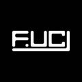 FUC letter logo creative design with vector graphic, FUC Royalty Free Stock Photo