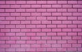 Fuchsia brick wall texture background material construction