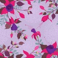 Fuchsia pattern