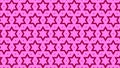 Fuchsia Seamless Star Background Pattern