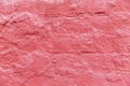 Fuchsia stone wall. Exterior of an old building. Background. Space for text Royalty Free Stock Photo