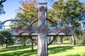 Fuchskaute mountaintop cross westerwald germany