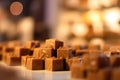 Fudge in a close-up shot, macro shot - made with generative AI tools Royalty Free Stock Photo