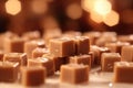 Fudge in a close-up shot, macro shot - made with generative AI tools Royalty Free Stock Photo
