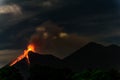 Fuego volcano erupting in Guatemala