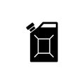 Fuel Canister Flat Vector Icon Royalty Free Stock Photo