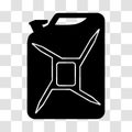 Fuel canister. Icon Royalty Free Stock Photo