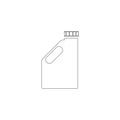 Fuel canister. flat vector icon Royalty Free Stock Photo