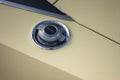 fuel cap of an old American Dodge Charger Royalty Free Stock Photo