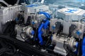 Fuel cell hydrogen truck engine.