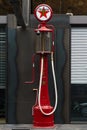 Fuel dispenser FRY Visible Pump, USA, nickname MAE WEST