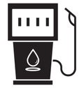 Fuel dispenser, fuel pump Isolated Vector Icon can be easily modified or edit