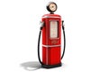 fuel dispenser isolated on white background. Generated by AI Royalty Free Stock Photo