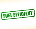 Fuel efficient text stamp