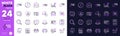 Fuel energy, Call center and Confirmed flight line icons for website, printing. For design. Vector