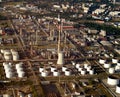 Fuel and gas refinery Royalty Free Stock Photo