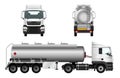 Fuel gas tanker truck