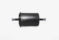 Fuel gasoline filter on white background close up