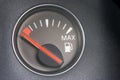 Fuel Gauge Reading Full Royalty Free Stock Photo