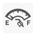 Fuel Gauge Symbol Royalty Free Stock Photo