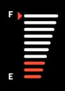 Fuel indicator meter or fuel gauge for petrol, gasoline, diesel level count. Control gas tank fullness. Fuel gauge