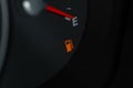 Fuel indicator position empty Royalty Free Stock Photo