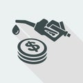 Fuel price - Vector icon Royalty Free Stock Photo