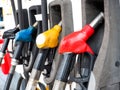 Fuel pumps petrol Royalty Free Stock Photo