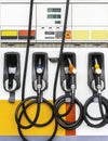 Fuel pumps petrol Royalty Free Stock Photo