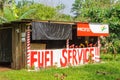 Fuel Service - Espiritu Santo Royalty Free Stock Photo