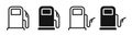 Fuel station icons. Fueling station. Gas station vector icon