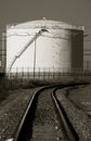 Fuel Storage Tank Royalty Free Stock Photo