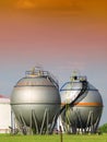 Fuel Storage Tank Royalty Free Stock Photo